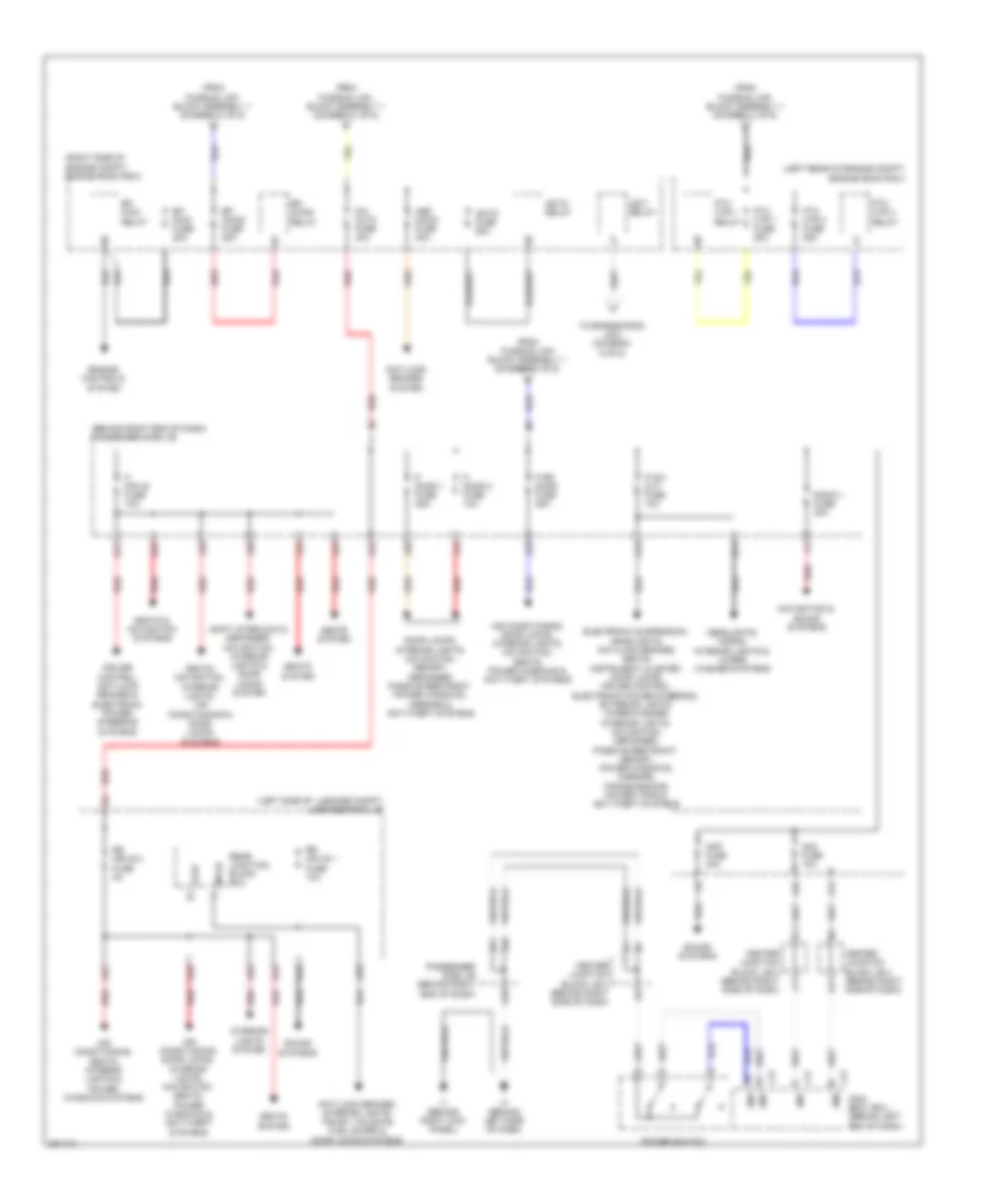 Power Distribution Wiring Diagram 2 of 6 for Lexus LS 600hL 2008