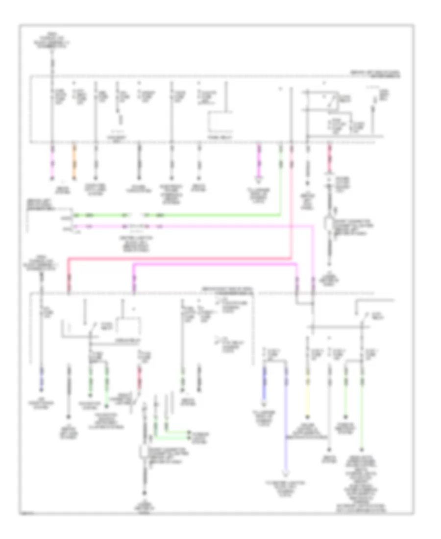 Power Distribution Wiring Diagram 3 of 6 for Lexus LS 600hL 2008