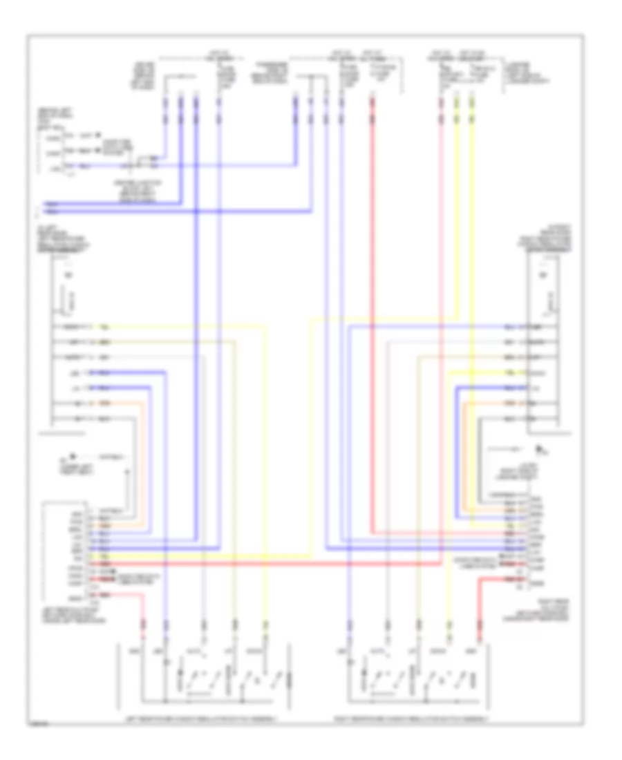 Power Windows Wiring Diagram 2 of 2 for Lexus LS 600hL 2008