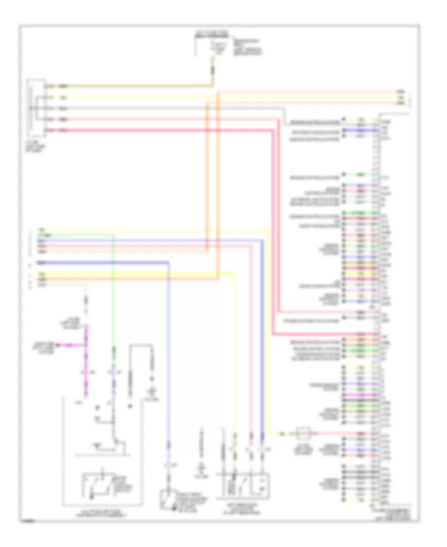 Forced Entry Wiring Diagram 3 of 5 for Lexus RX 450h 2012