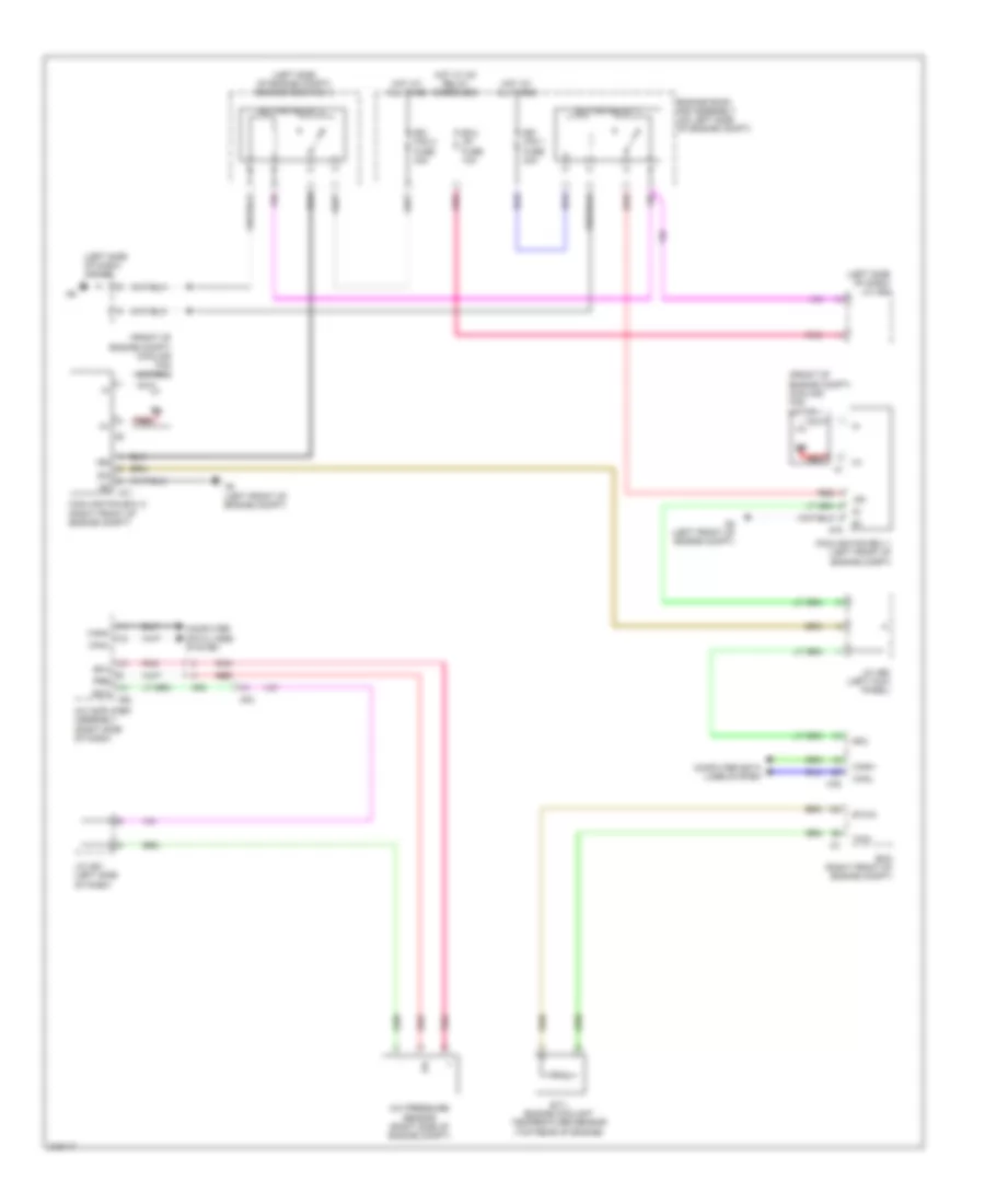Cooling Fan Wiring Diagram for Lexus RX 450h 2012