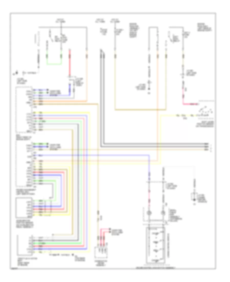 Cruise Control Wiring Diagram, without Dynamic Radar Controls (1 of 2) for Lexus RX 450h 2012
