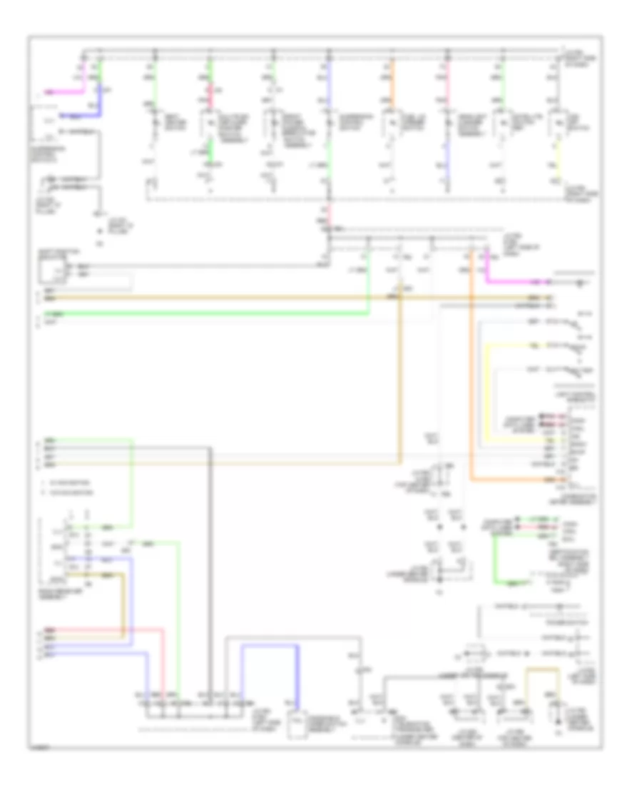Instrument Illumination Wiring Diagram 2 of 2 for Lexus RX 450h 2012