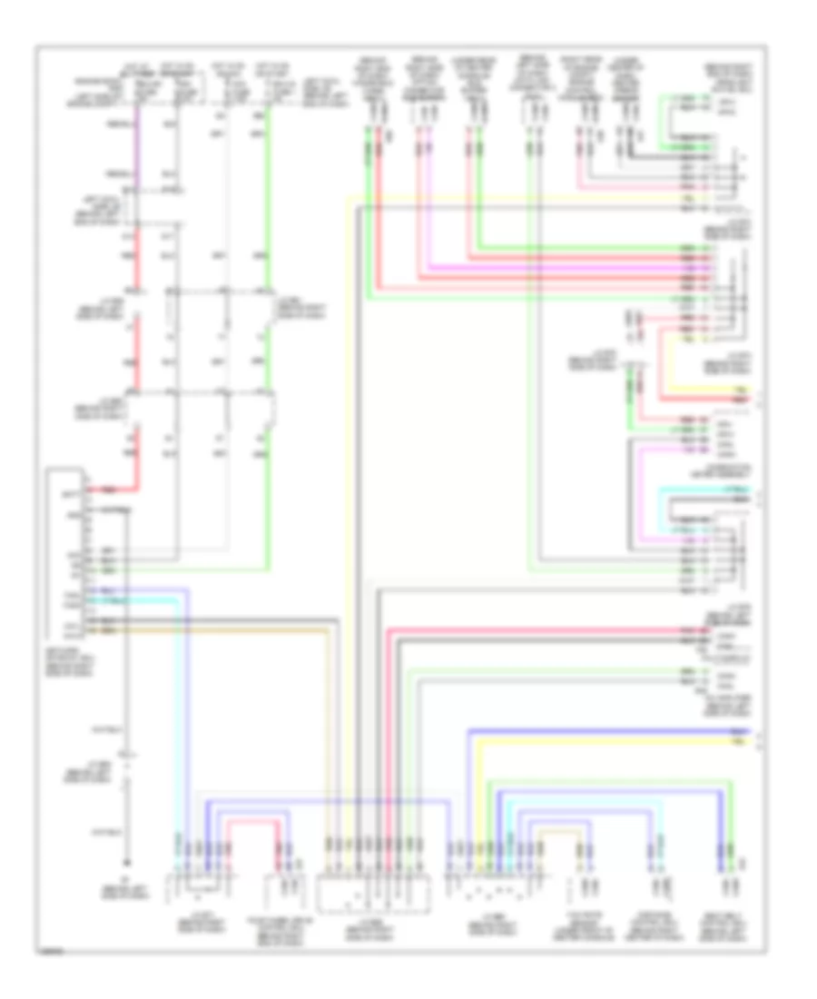 High Low Bus Wiring Diagram 1 of 2 for Lexus LX 570 2008