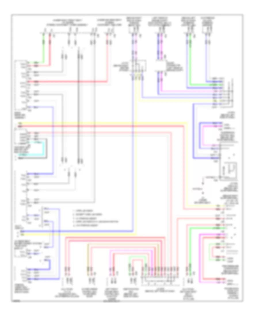 High Low Bus Wiring Diagram 2 of 2 for Lexus LX 570 2008