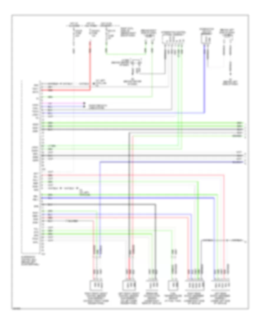 Electronic Suspension Wiring Diagram 1 of 3 for Lexus LX 570 2008