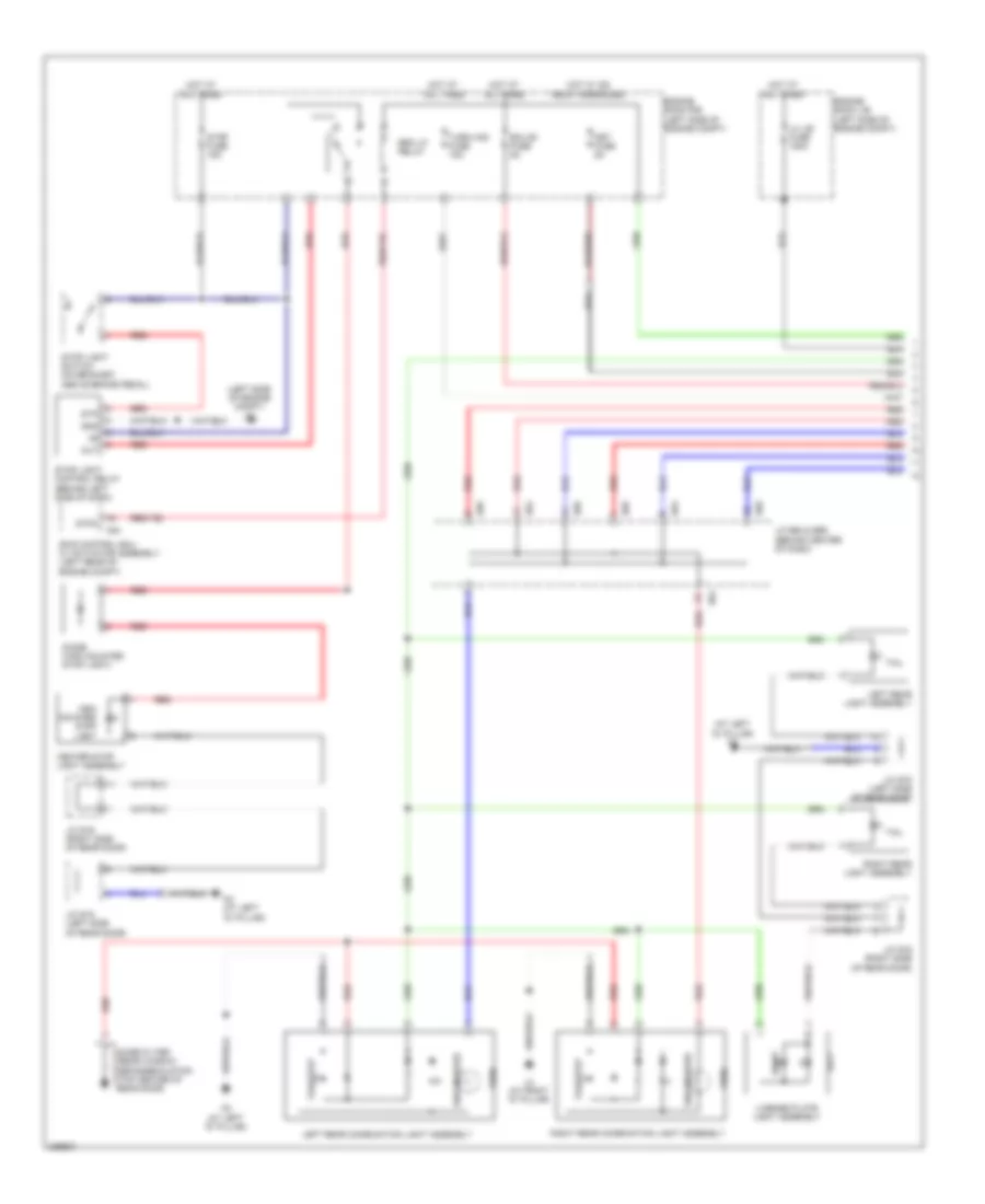 Exterior Lamps Wiring Diagram 1 of 2 for Lexus LX 570 2008