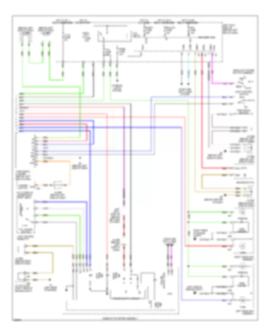 Exterior Lamps Wiring Diagram 2 of 2 for Lexus LX 570 2008