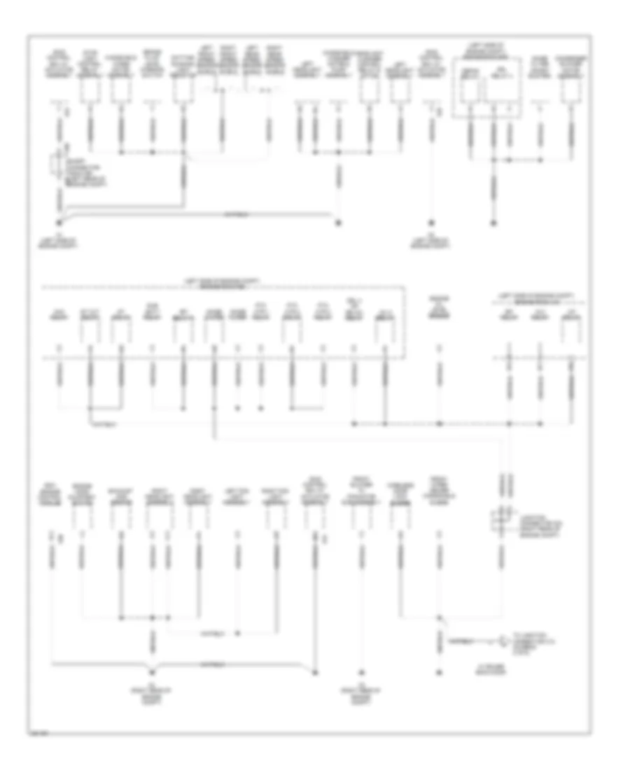 Ground Distribution Wiring Diagram 1 of 6 for Lexus LX 570 2008