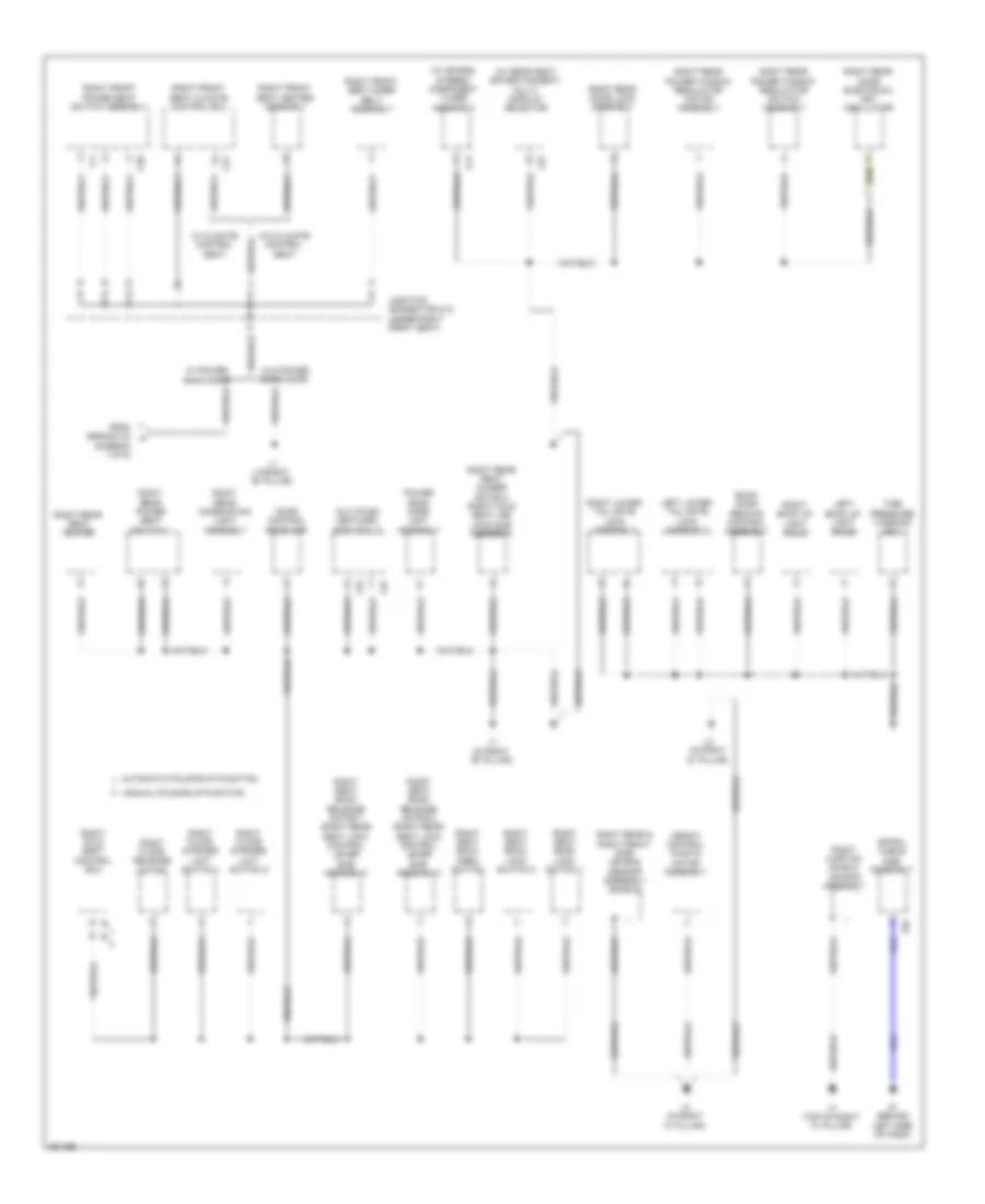 Ground Distribution Wiring Diagram 2 of 6 for Lexus LX 570 2008