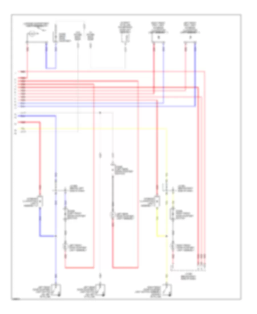 Courtesy Lamps Wiring Diagram 3 of 3 for Lexus LX 570 2008