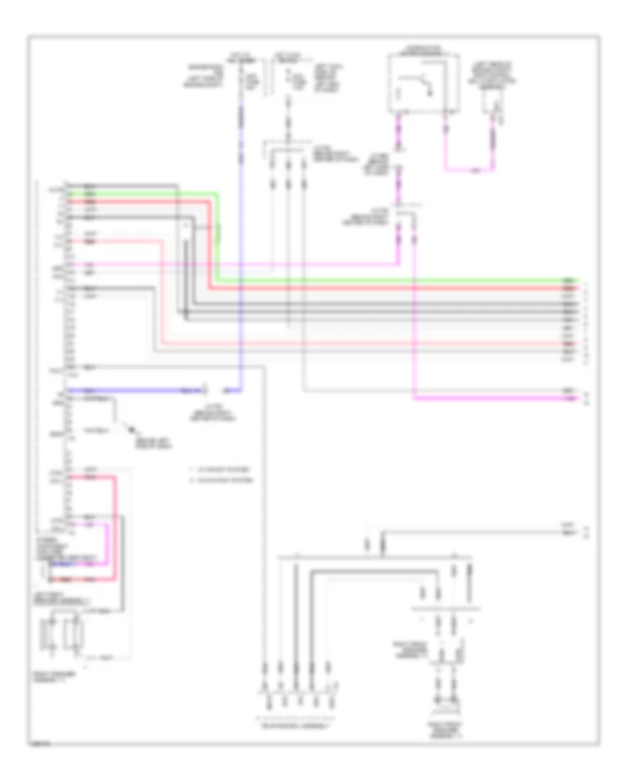 Navigation Wiring Diagram, with Satellite Radio  without Mark Levinson (1 of 6) for Lexus LX 570 2008