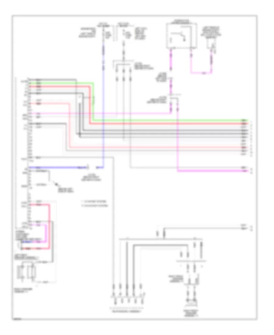 Navigation Wiring Diagram, with Stereo Radio  without Mark Levinson (1 of 6) for Lexus LX 570 2008