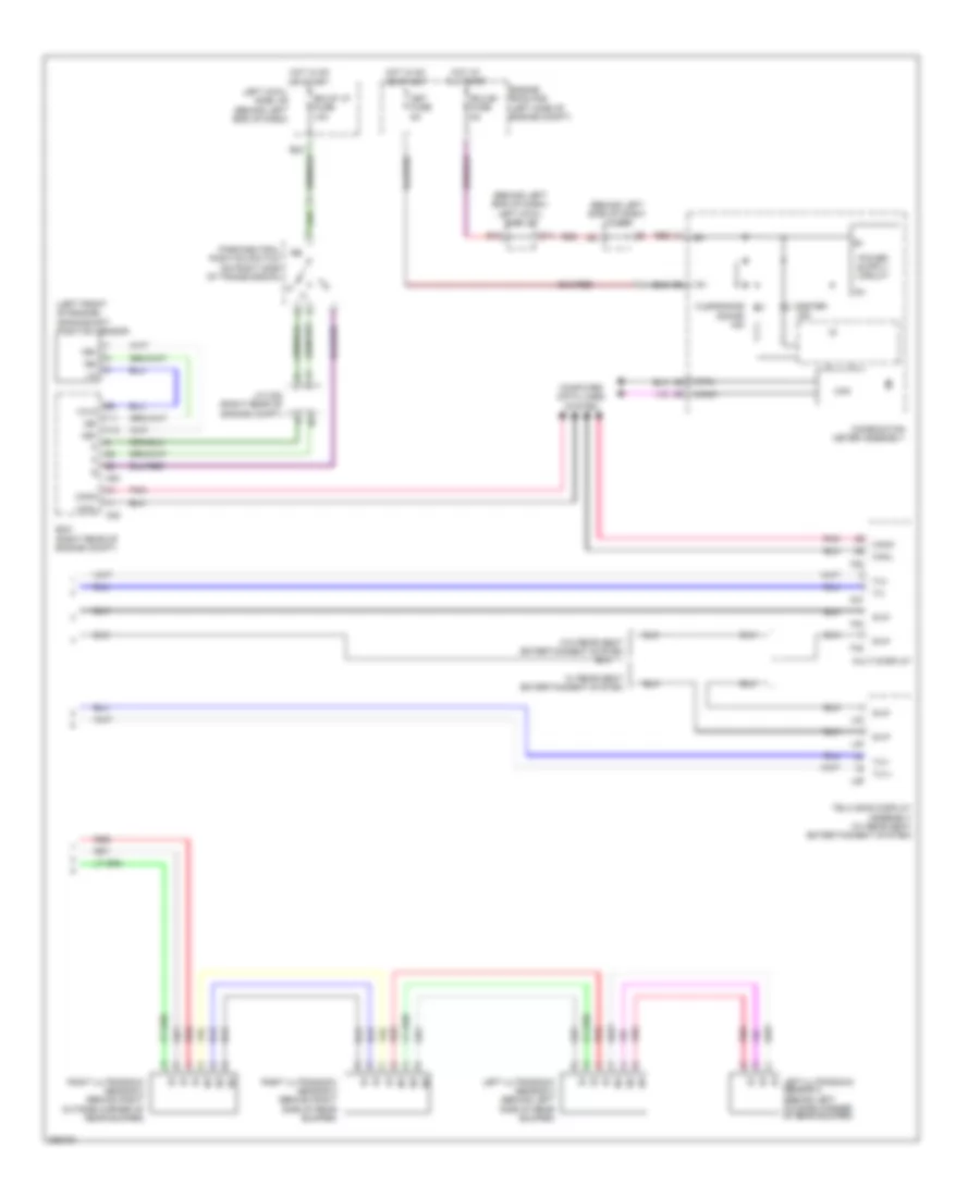 Parking Assistant Wiring Diagram (2 of 2) for Lexus LX 570 2008