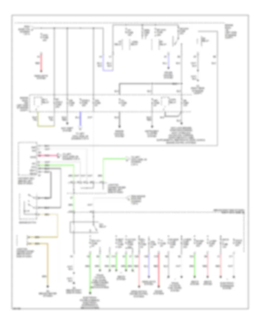 Power Distribution Wiring Diagram 2 of 4 for Lexus LX 570 2008