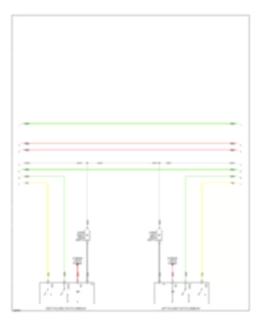 Rear Folding Seat Wiring Diagram Manual 2 of 3 for Lexus LX 570 2008