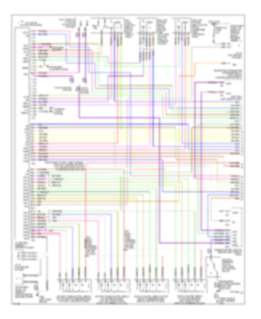 Air Conditioning Wiring Diagrams 1 of 2 for Lexus LS 400 1998