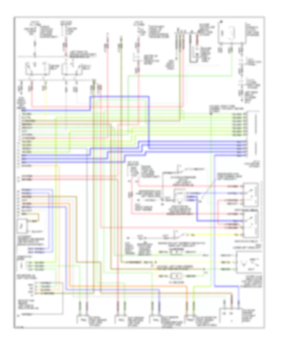 Air Conditioning Wiring Diagrams (2 of 2) for Lexus LS 400 1998