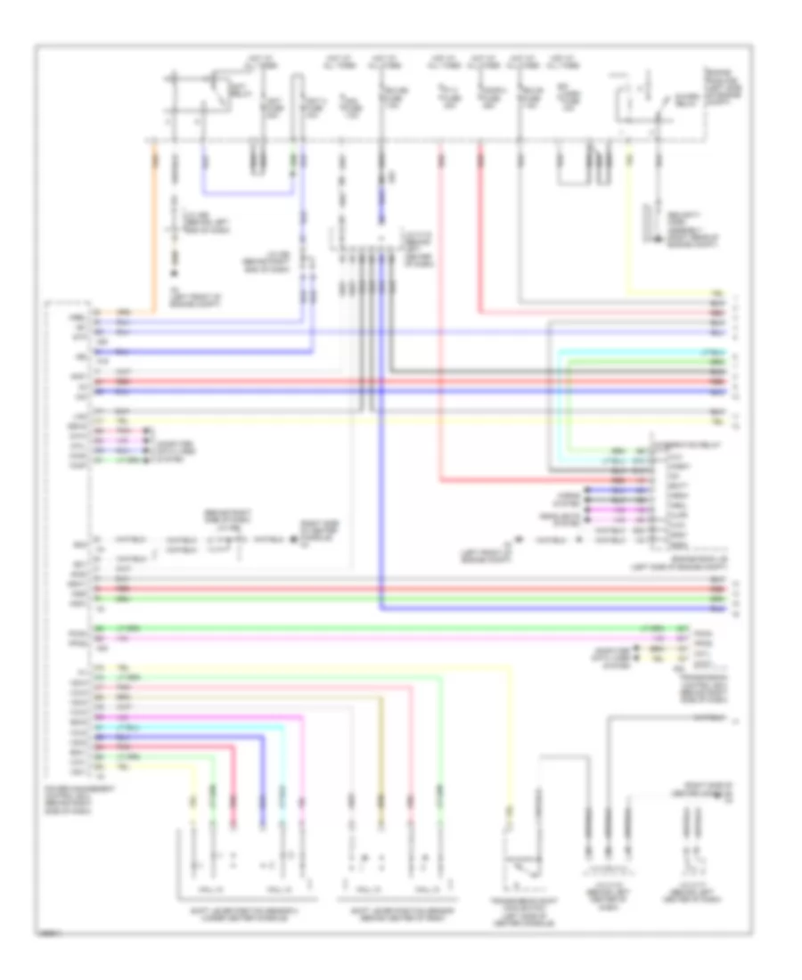 Anti theft Wiring Diagram 1 of 5 for Lexus CT 200h 2013