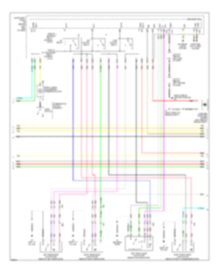 Anti-theft Wiring Diagram (3 of 5) for Lexus CT 200h 2013