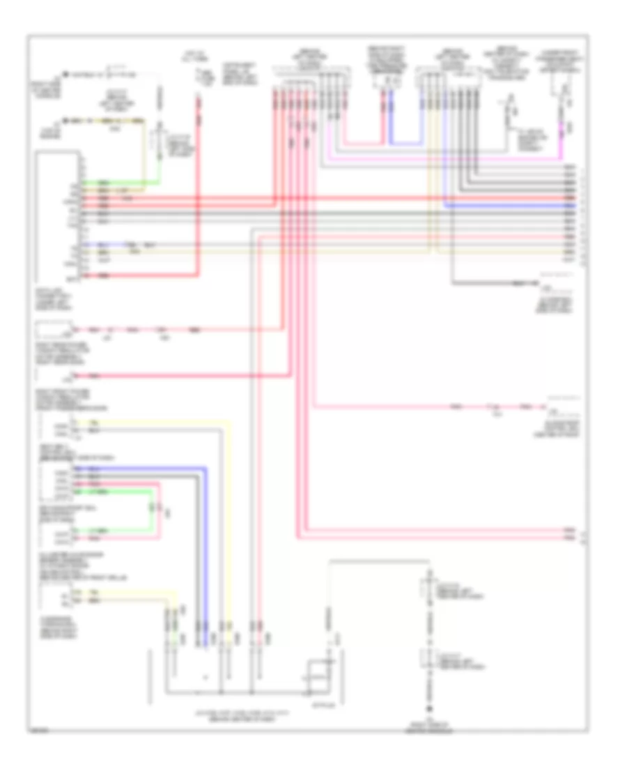 Computer Data Lines Wiring Diagram 1 of 3 for Lexus CT 200h 2013