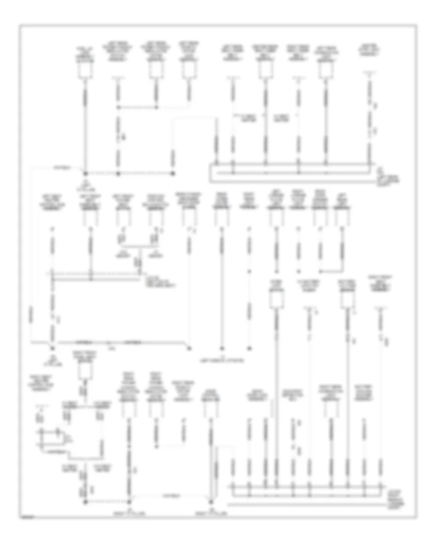 Ground Distribution Wiring Diagram (5 of 5) for Lexus CT 200h 2013