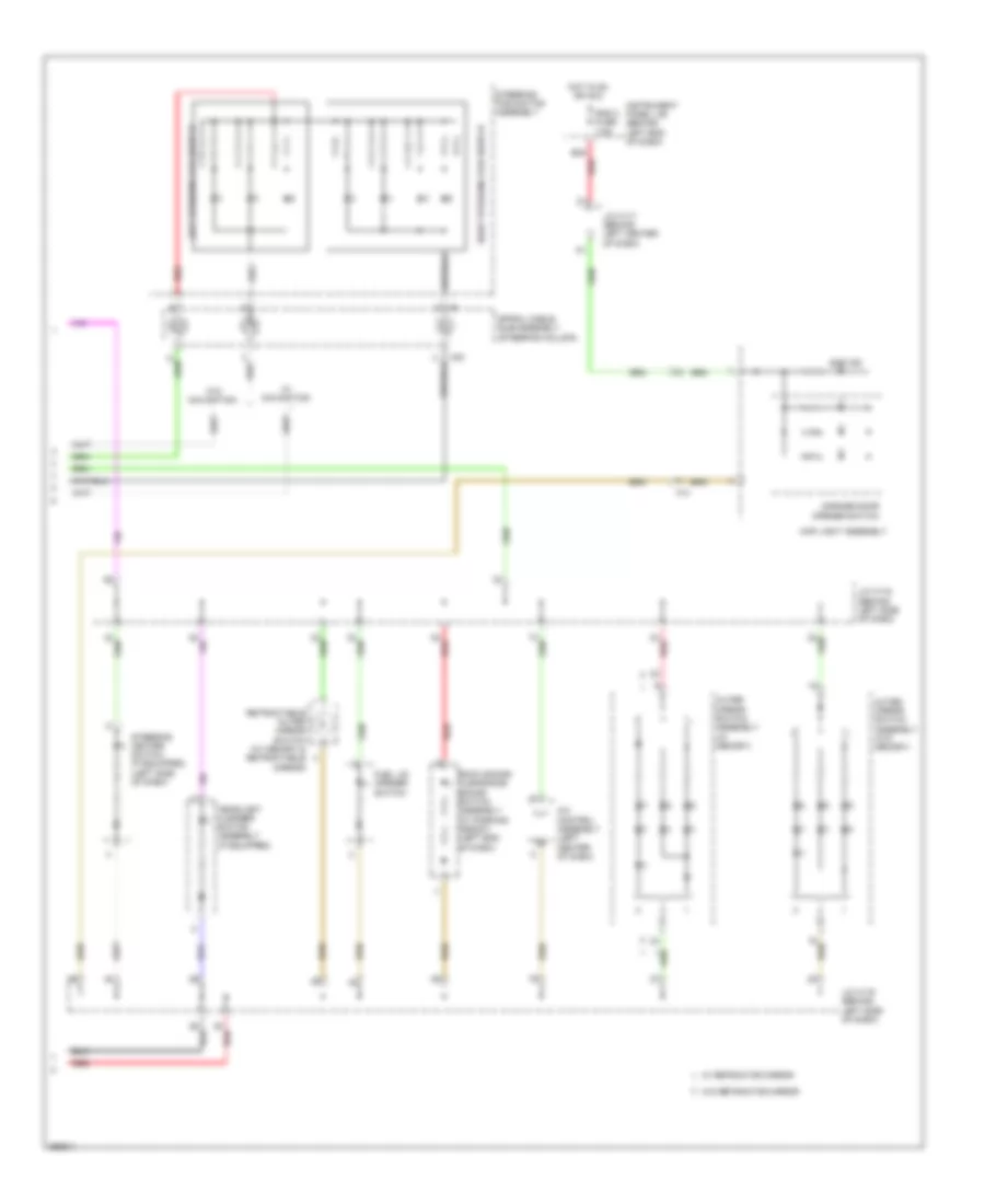Instrument Illumination Wiring Diagram 3 of 3 for Lexus CT 200h 2013