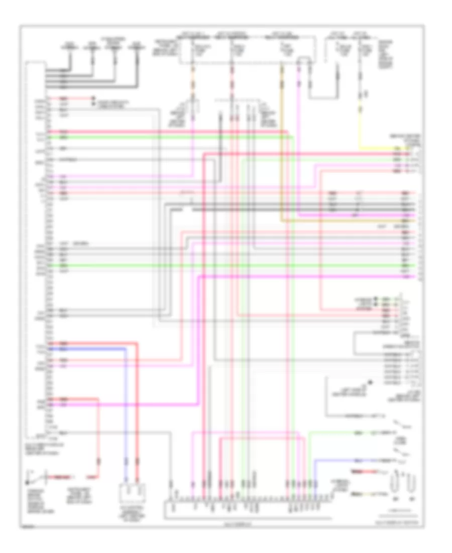 Navigation Wiring Diagram 1 of 5 for Lexus CT 200h 2013