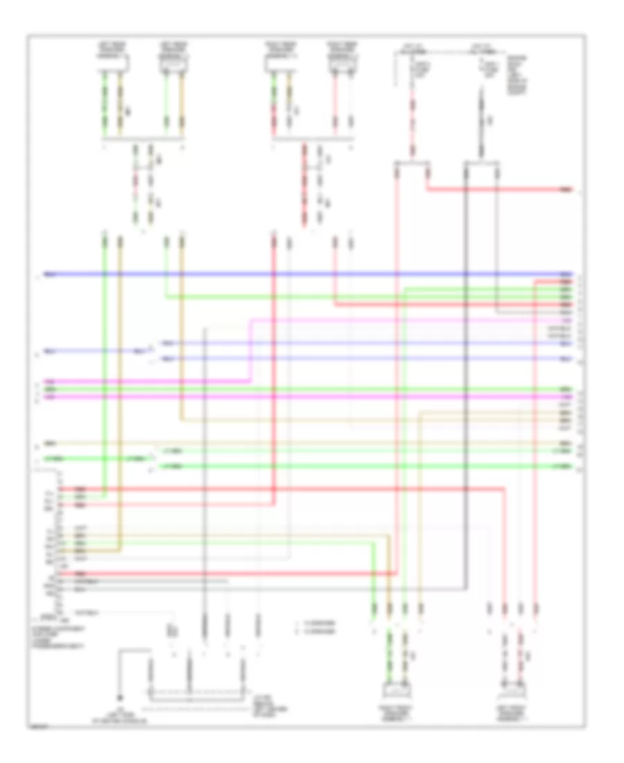 Navigation Wiring Diagram (4 of 5) for Lexus CT 200h 2013