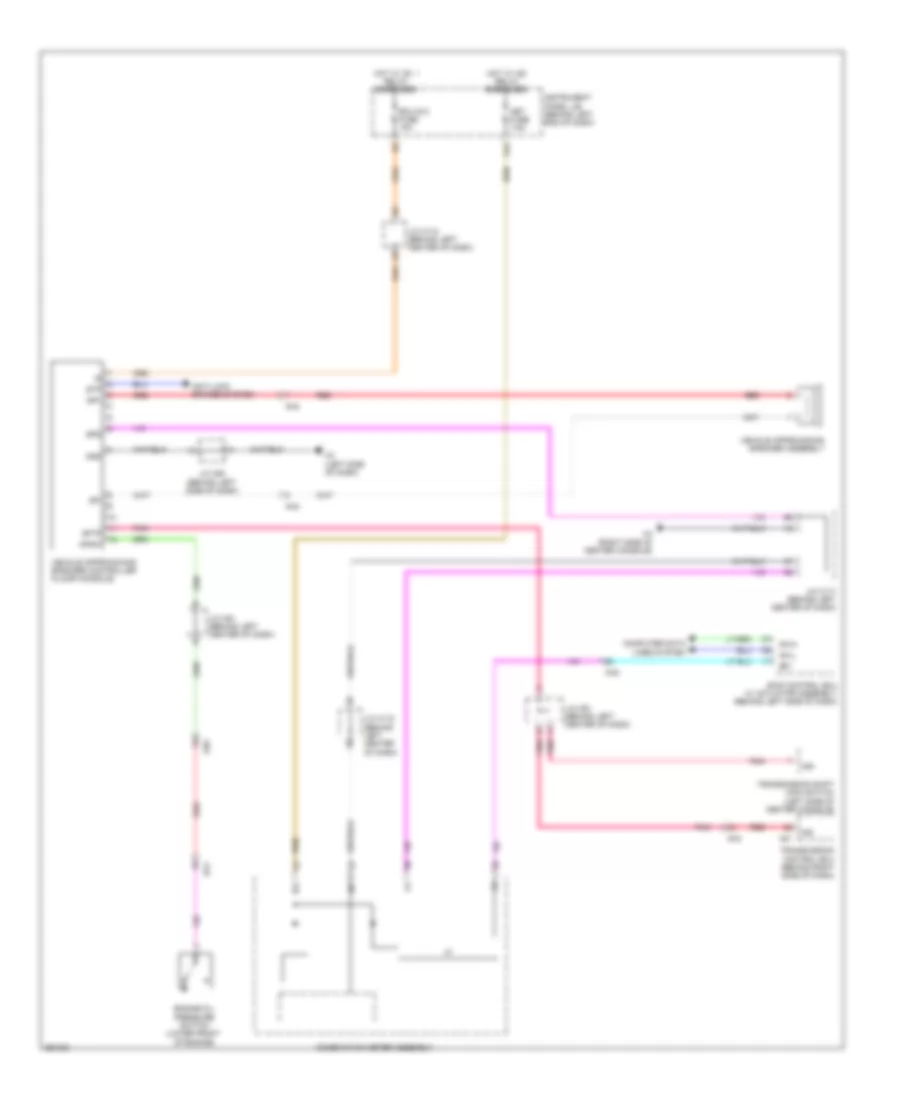 Vehicle Proximity Notification Wiring Diagram for Lexus CT 200h 2013