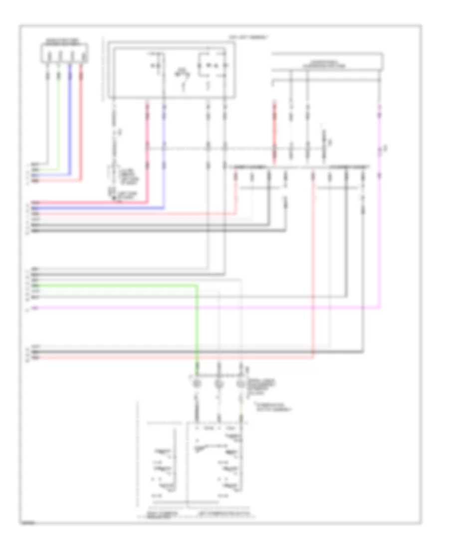 Radio Wiring Diagram, without Navigation without Amplifier (3 of 3) for Lexus CT 200h 2013