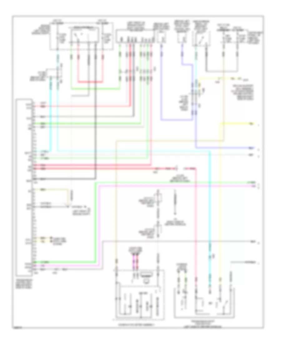 Transmission Wiring Diagram 1 of 2 for Lexus CT 200h 2013