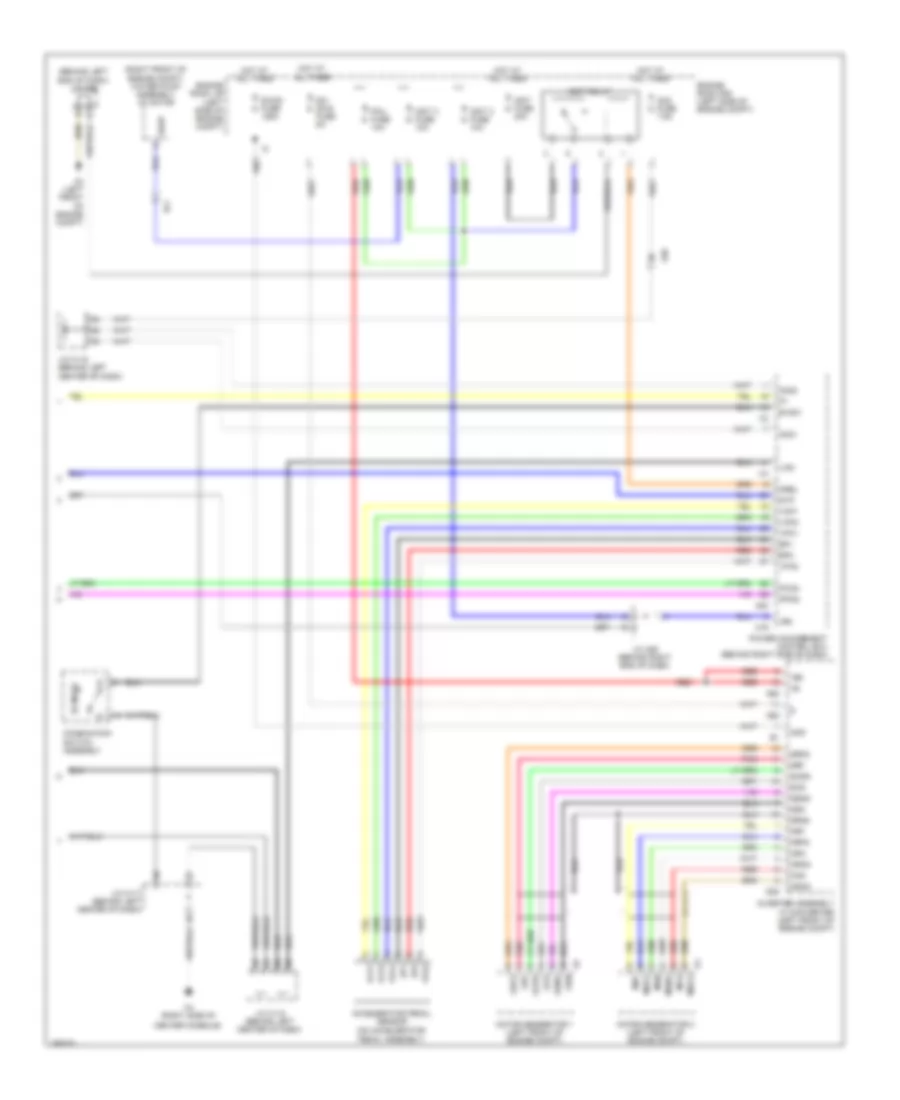 Transmission Wiring Diagram (2 of 2) for Lexus CT 200h 2013