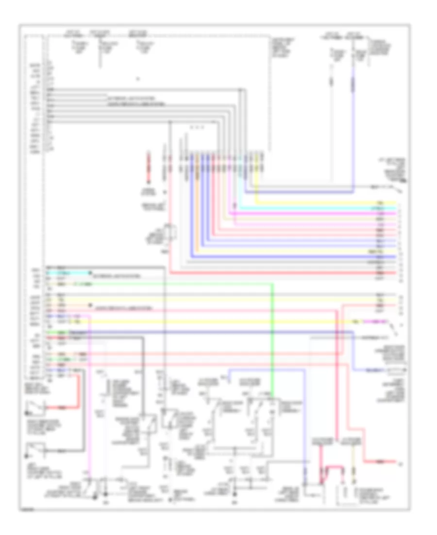 Forced Entry Wiring Diagram 1 of 2 for Lexus RX 350 2008