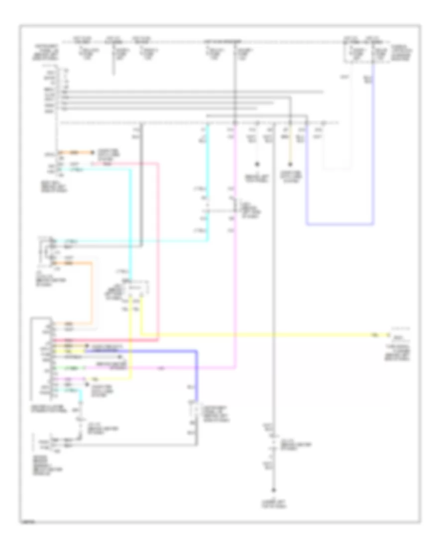 Multi Information System Wiring Diagram for Lexus RX 350 2008