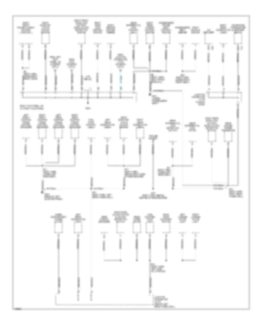 Ground Distribution Wiring Diagram 4 of 4 for Lexus LX 470 1998