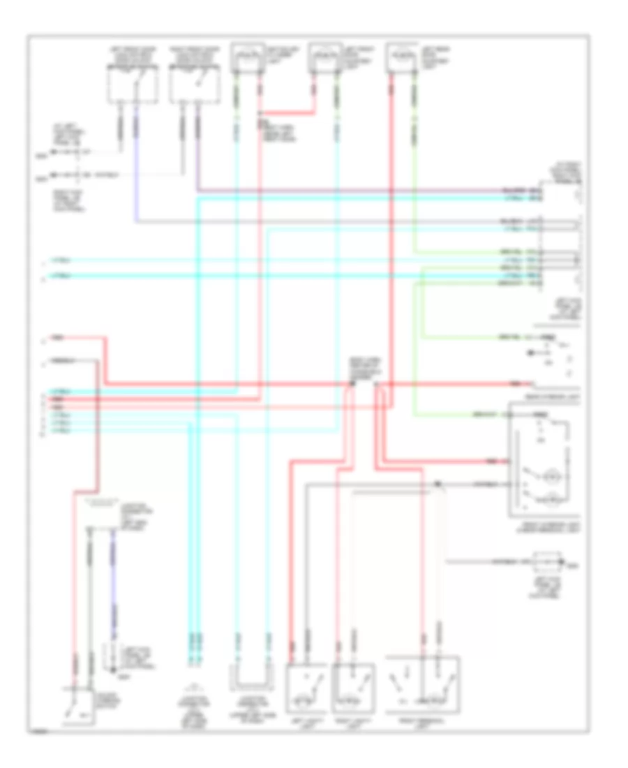 Courtesy Lamps Wiring Diagram 3 of 3 for Lexus LX 470 1998