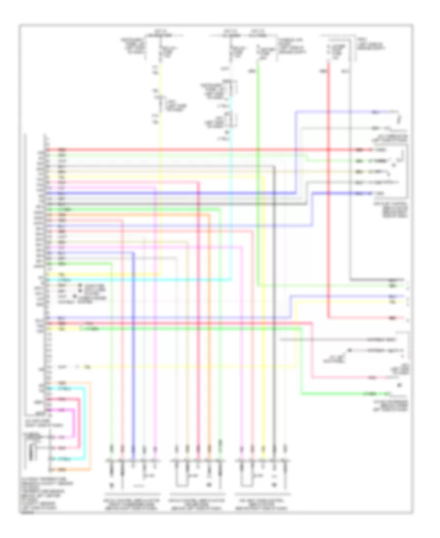 Automatic AC Wiring Diagram (1 of 2) for Lexus RX 400h 2008