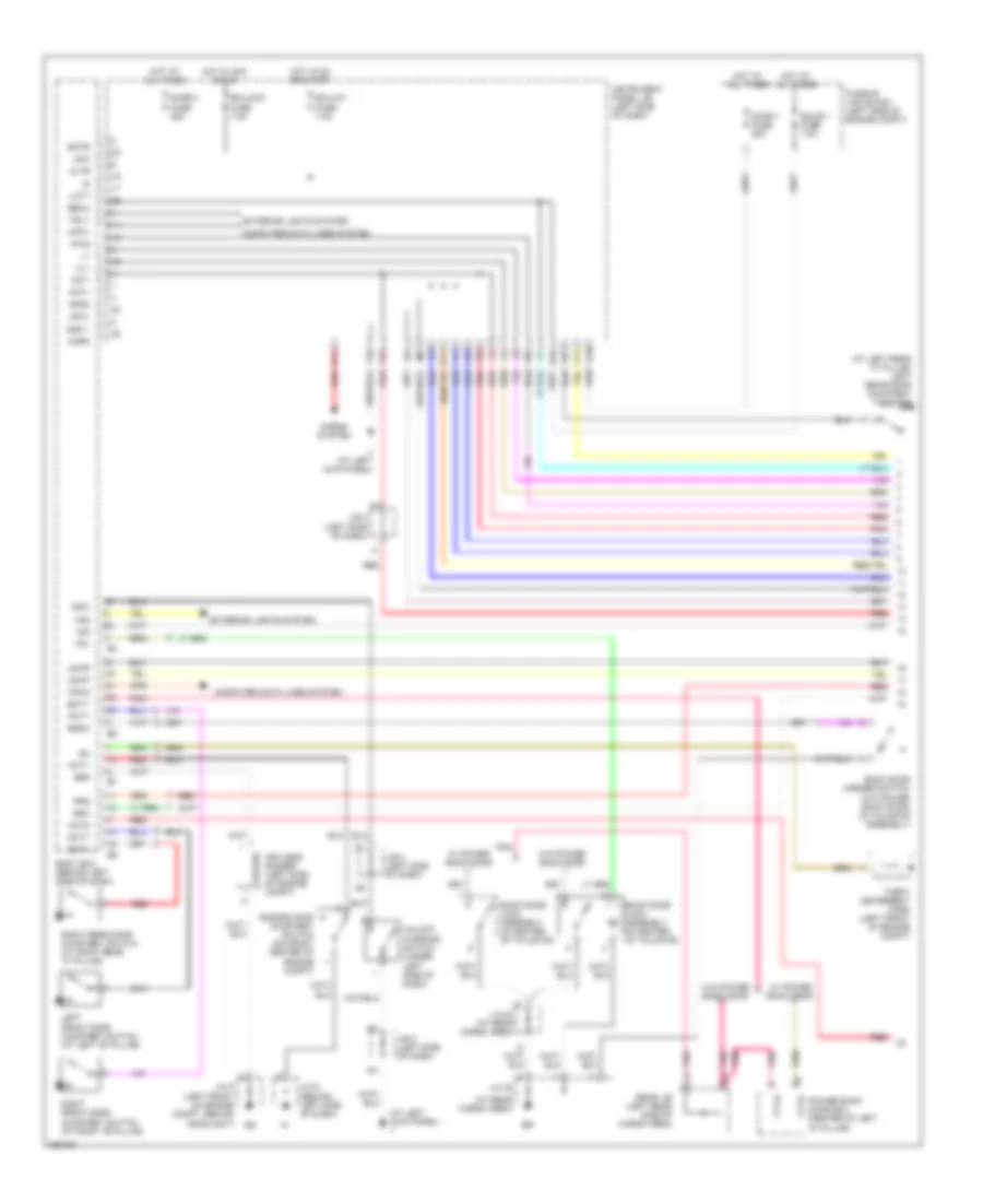 Forced Entry Wiring Diagram 1 of 2 for Lexus RX 400h 2008