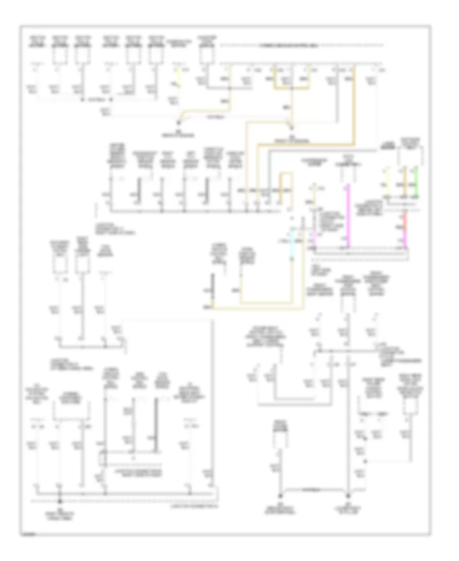 Ground Distribution Wiring Diagram 3 of 4 for Lexus RX 400h 2008