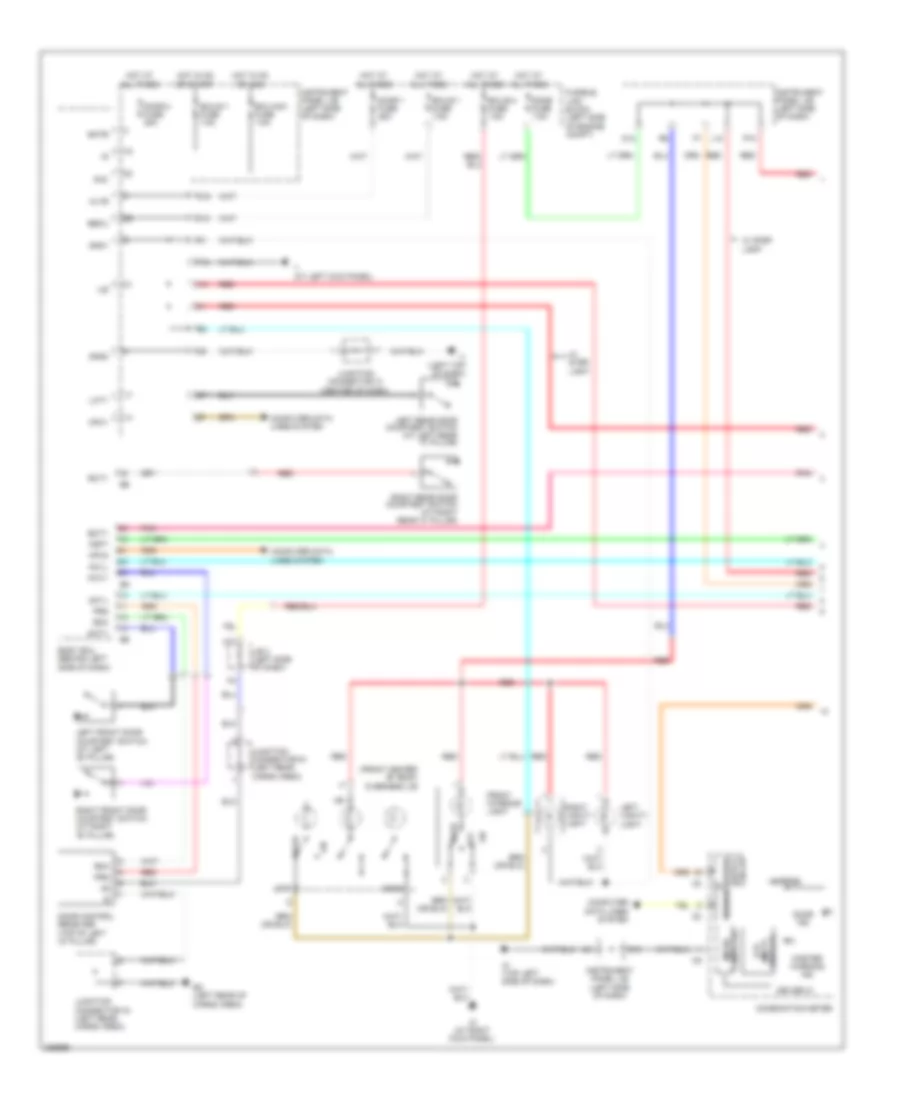 Courtesy Lamps Wiring Diagram 1 of 2 for Lexus RX 400h 2008