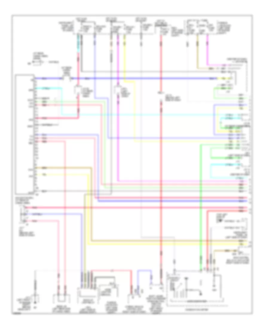 Navigation Wiring Diagram 1 of 2 for Lexus RX 400h 2008
