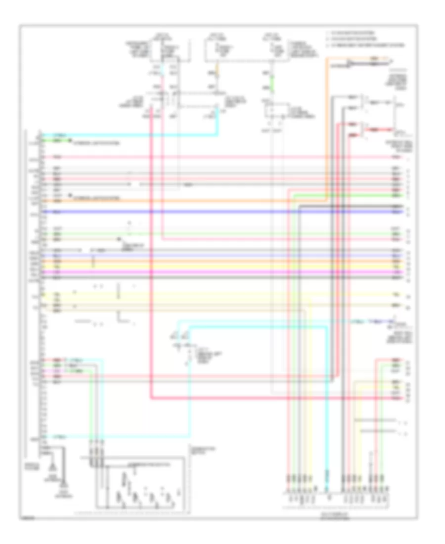 Radio Wiring Diagram, without Mark Levinson (1 of 3) for Lexus RX 400h 2008