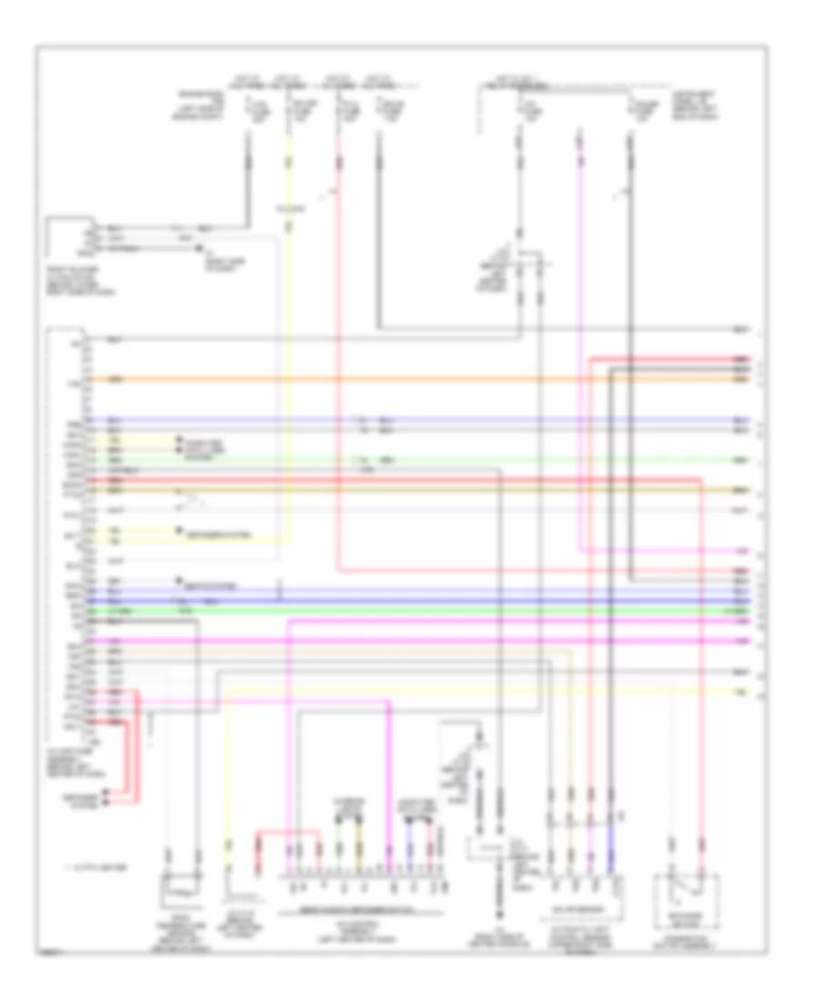 Automatic A C Wiring Diagram 1 of 4 for Lexus CT 200h F Sport 2013