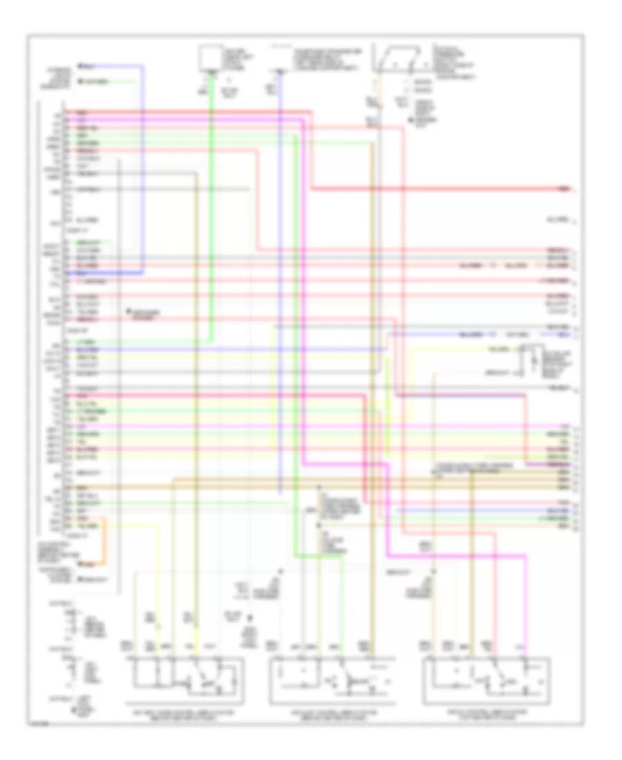 Air Conditioning Wiring Diagrams 1 of 2 for Lexus SC 300 1998