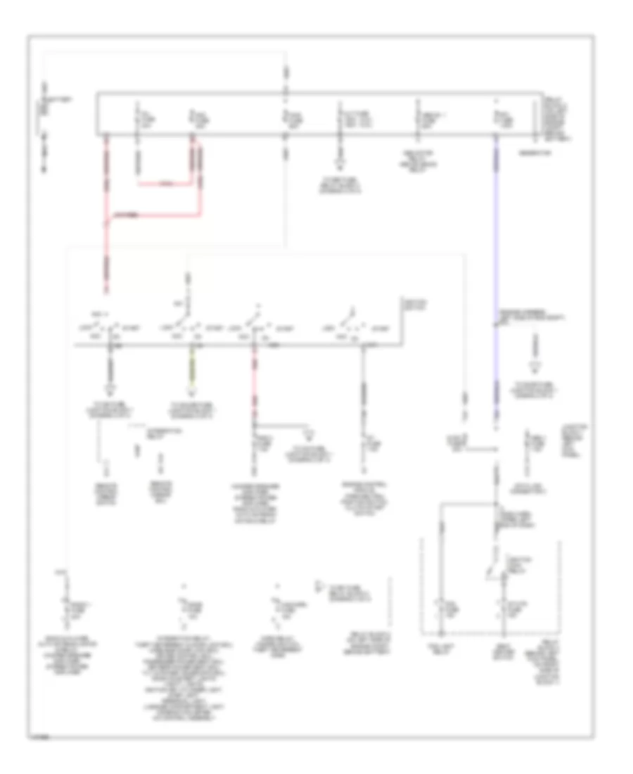 Power Distribution Wiring Diagram 1 of 3 for Lexus SC 300 1998