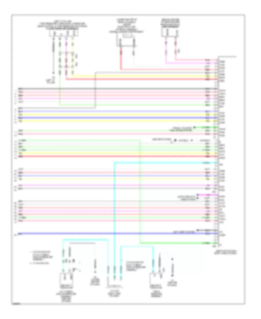 Forced Entry Wiring Diagram (7 of 7) for Lexus ES 300h 2013