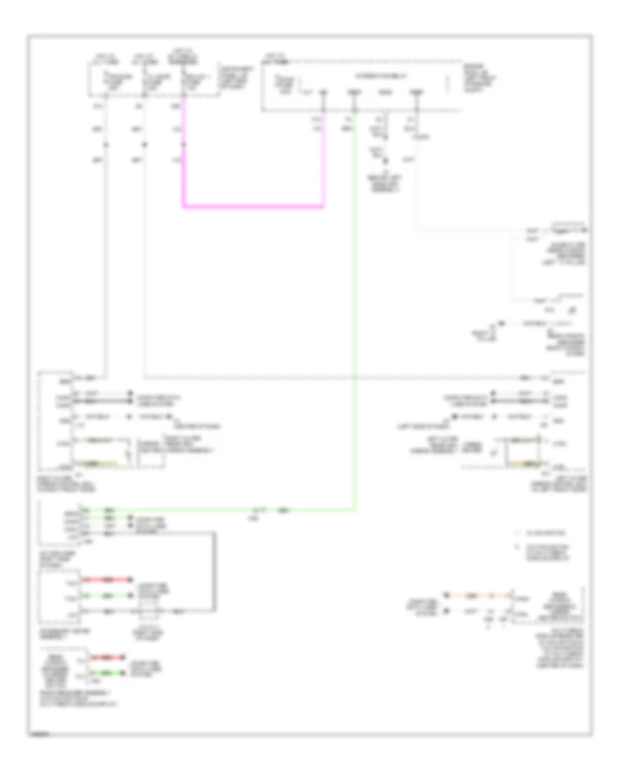 Rear Defogger  Heated Mirrors Wiring Diagram, with Memory for Lexus ES 300h 2013