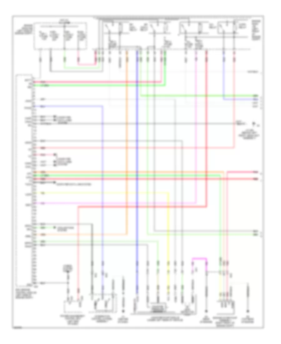 2 5L Hybrid Engine Controls Wiring Diagram 1 of 4 for Lexus ES 300h 2013