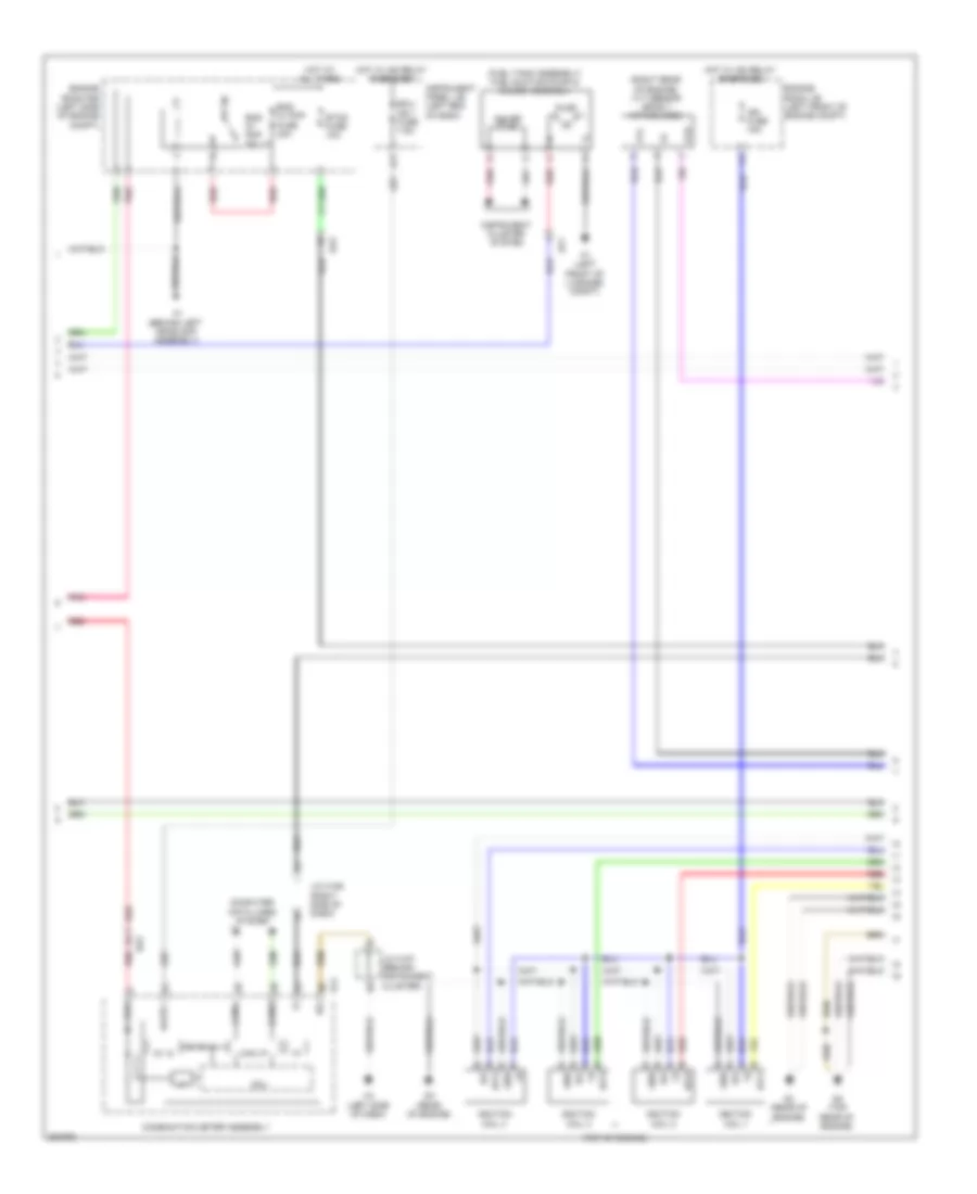 2 5L Hybrid Engine Controls Wiring Diagram 2 of 4 for Lexus ES 300h 2013